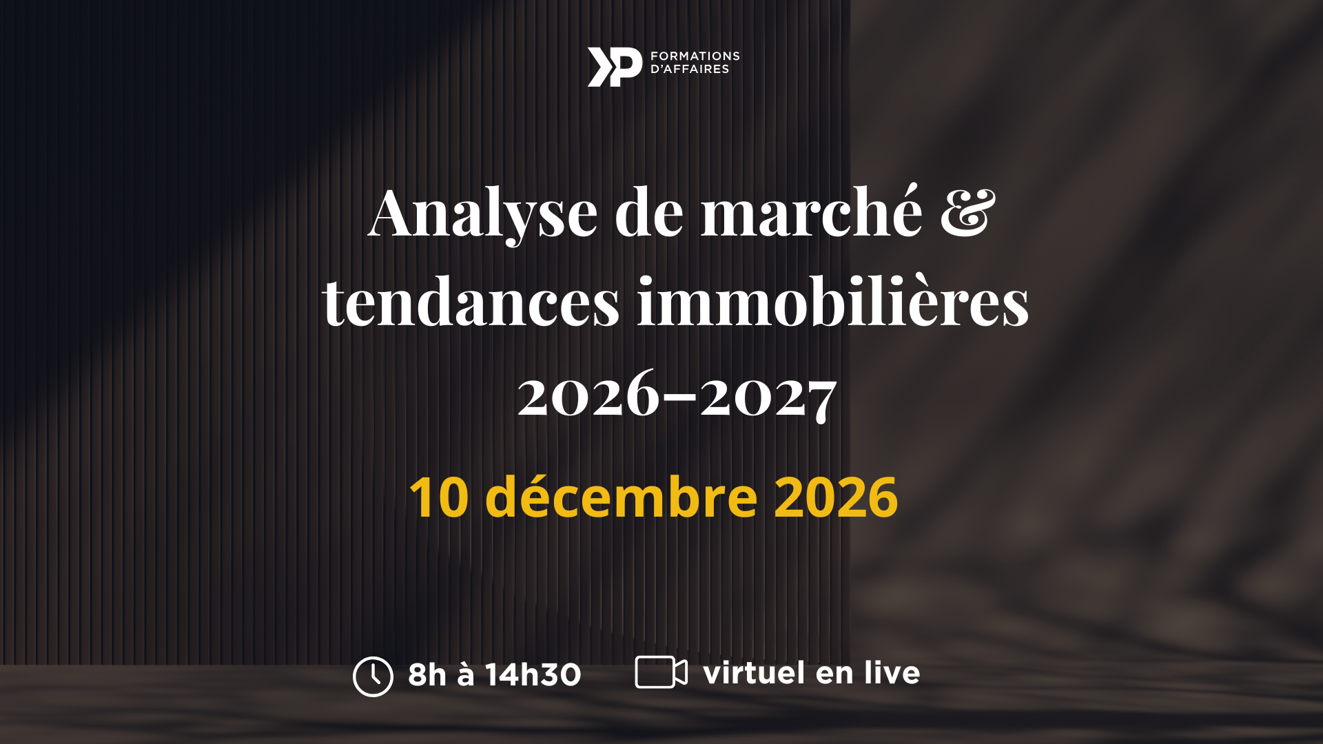 Analyse de marché & tendances immobilières 2026–2027